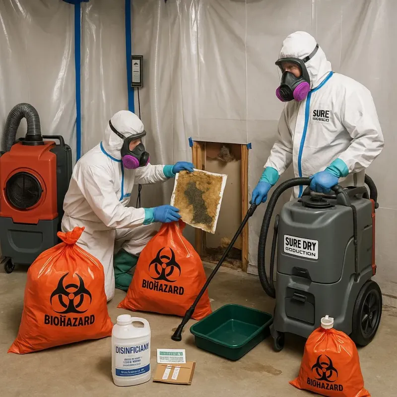 Contaminated Water Handling Protocols process in Ogden, IA
